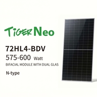 Panneau solaire monocristallin N-Type demi-cellule Solar 585W Tiger Neo 72HL4-BDV, rendement 23%, système en stock