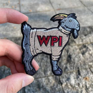 動物刺繍シェニールパッチかわいい鉄3D漫画犬刺繍パッチ - Product Image 6