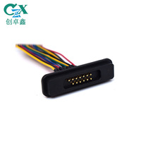 Câbles de charge magnétique 13 broches 5V2A pour dispositifs médicaux connectés, connecteur Pogo Pin, RF PCB IP40, alimentation FPC aérospatiale