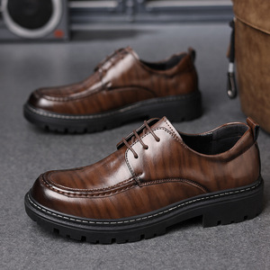Zapatos Formales de Cuero para Hombre, Estilo Británico, Casuales, Transpirables, Zapatos de Vestir, Gran Venta 2026 - Product Image 2