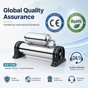Filtre à <span class=keywords><strong>eau</strong></span> central SUS304 1000L/H, purificateur à ultrafiltration à double cylindre avec rinçage manuel, filtre lavable pour robinet <span class=keywords><strong>de</strong></span> cuisine - Product Image 2