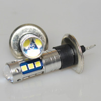 Pièces et accessoires pour véhicules, systèmes d'éclairage automobile, éclairage intérieur, ampoules LED blanches H1 15SMD 3030 15LED 12V 5W, ampoule de voiture