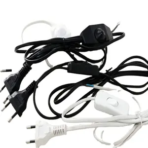 CE Được Phê Duyệt AUS EU USA Đèn Muối 2 Pin Cắm Mở Rộng Dây Nguồn <span class=keywords><strong>AC</strong></span> Với Công Tắc Giữ Đèn - Product Image 1