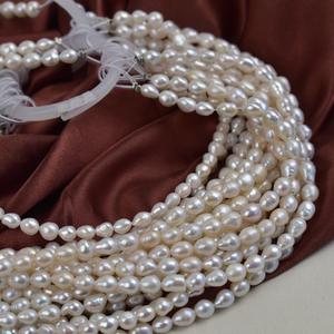 Perlas de Agua Dulce Blancas Irregulares de Estilo Barroco, Perlas de Imitación de Vidrio Sueltas para la Fabricación de Joyas, Opciones de Color Disponibles - Product Image 4