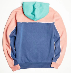 Sudadera con capucha de bloque de color OEM para hombre Sudadera de temporada de otoño con cuello con capucha - Product Image 4