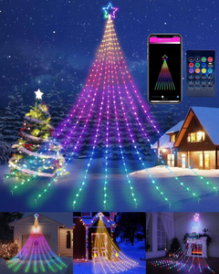 <span class=keywords><strong>Guirnalda</strong></span> de Luces Decorativas para Árbol de Navidad Interior/Exterior, Luces de Cadena RGB con Control Inteligente - Product Image 2