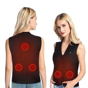 Chalecos térmicos inteligentes de la fábrica Zixi en Shanghái, en stock, para otoño e invierno, aptos para hombres y mujeres, para mantener el calor. - Product Image 2