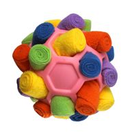 Nouveau jouet pour animaux de compagnie en gros, balle olfactive interactive pour chien, résistante aux morsures, avec distribution de friandises