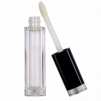 Tubos Vacíos para Brillo Labial, Cuadrados, de Pared Gruesa, Plástico ABS Personalizado con Aplicador de Varita
