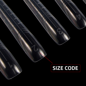 70 Uds. Moldes Transparentes de Cristal para Uñas, Doble Forma, Sin Papel, Puntas Rápidas para Extensión de Gel, para Salón, Venta al por Mayor - Product Image 5