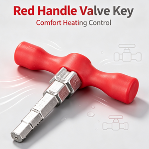 <span class=keywords><strong>Clé</strong></span> de <span class=keywords><strong>radiateur</strong></span> rouge à poignée en T, <span class=keywords><strong>clé</strong></span> de valve de chauffage monobloc <span class=keywords><strong>pour</strong></span> purge de chaudière et purge d'air - Product Image 4