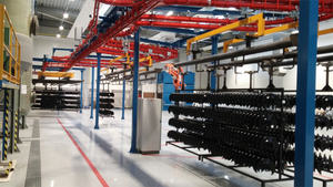 Garantía de calidad Nueva línea de recubrimiento de cataforesis Ruedas Limpiaparabrisas Amortiguador para el Cuidado Automotriz Maquinaria de recubrimiento de metal - Product Image 2