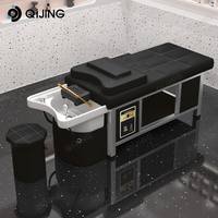 Station de Lavage de Cheveux Spécialisée pour Soin Japonais Personnalisée en Usine avec Vapeur, Thérapie de Tête SPA, et Lit de Shampoing de Massage Thaï pour Salon