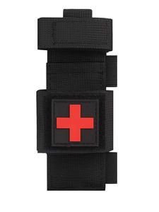 Sac de ceinture tactique portable en nylon Molle pour le stockage, accessoires tactiques pour la randonnée en montagne, le cyclisme, porte-accessoires EDC, garrot, fermeture éclair - Product Image 2