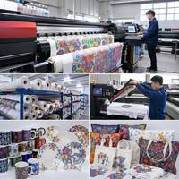 Papel de Transferencia por Sublimación de Alta Velocidad de 100 g/m² para Impresora de Inyección de Tinta - Papel de Inyección de Tinta Seca, Paquete de 100 Hojas, para Impresión en Ropa/Tazas