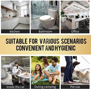 ถุงขยะขนาดเล็กกันรั่วซึม ทนความร้อน ย่อยสลายได้ทางชีวภาพ ผลิตจากพีบีเอที สำหรับสำนักงาน ห้องครัว ห้องนอน ถังขยะ ซูเปอร์มาร์เก็ต ถุงใส่ขยะแบบกำหนดเองได้ - Product Image 6