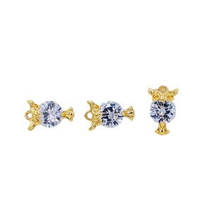Pendientes de Zirconia Chapados en Oro con Forma de Mariposa, Microincrustaciones de Aleación de Cobre, Accesorios de Joyería DIY de 16mm - Product Image 4