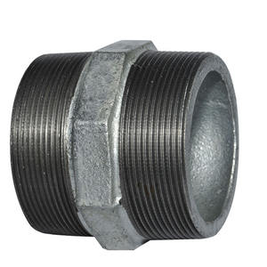 Caliente sumergido Galv. <span class=keywords><strong>Fig</strong></span> n. ° 280-Empalme de tubería de hierro maleable con rosca BS, tetina hexagonal - Product Image 4