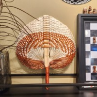 Éventail en bambou naturel écologique de nombreuses couleurs en forme de coeur pour l'artisanat Décoration murale de la maison Cadeaux de mariage de plage pour les demoiselles d'honneur