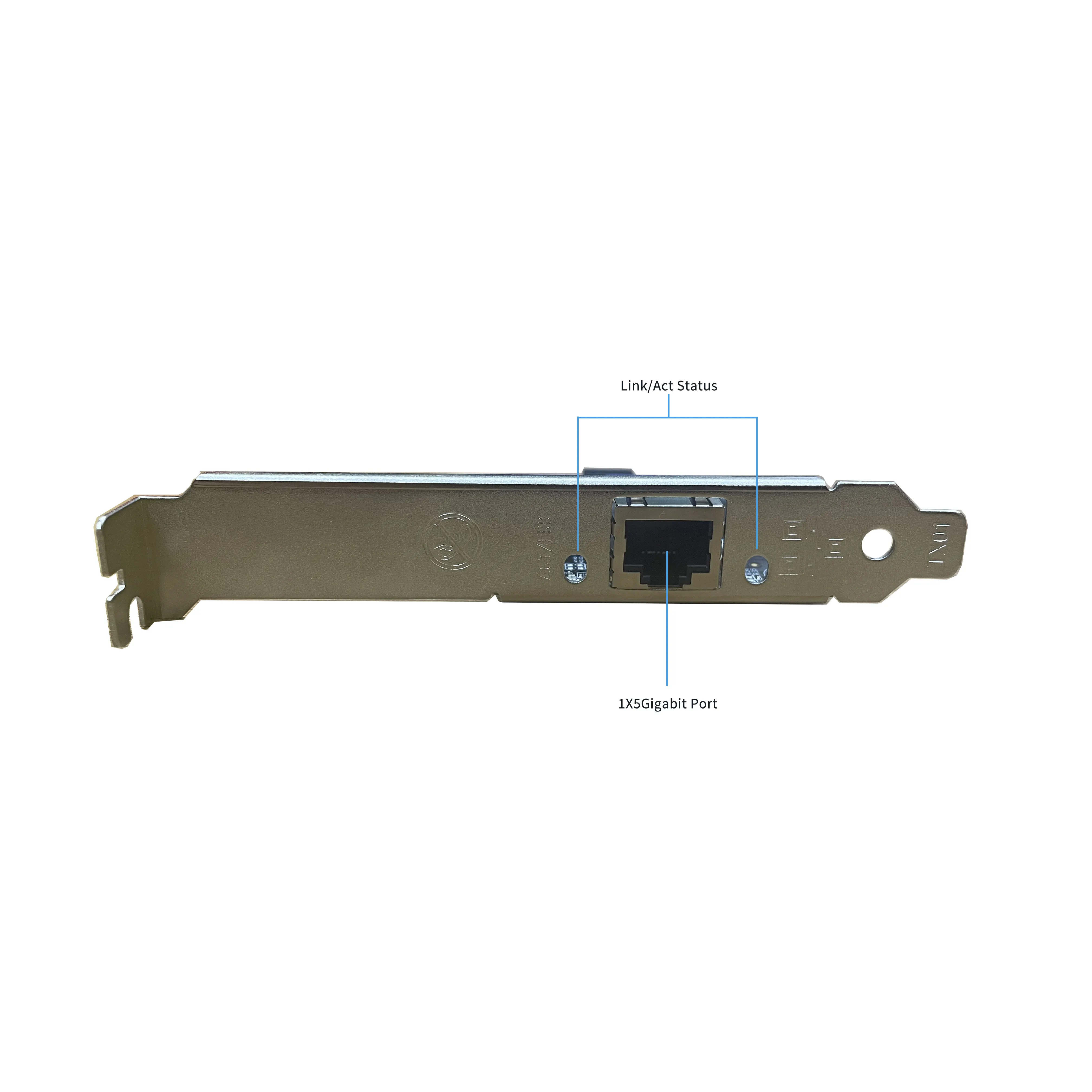 PCI-E 16X/8X/4X/1X Network Interface Card Single Port 10/100/1000/5000Mbps Ethernet Wired for Desktop in Stock 