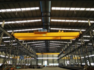 Cabrestante eléctrico de doble viga de 40 toneladas y 20 toneladas, grúa aérea de puente, grúa de elevación de doble carro - Product Image 3
