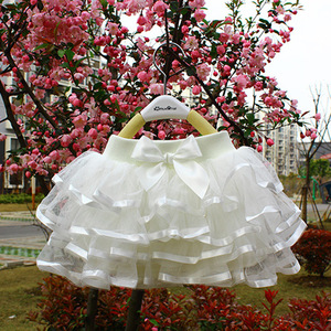 Falda de tutú <span class=keywords><strong>para</strong></span> bebé, lazo bonito de cuatro capas, cinta, pastel, tutú, <span class=keywords><strong>para</strong></span> niña - Product Image 4