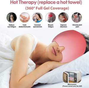 लोगो अनुकूलन योग्य गर्म और ठंडा जेल माथे सिरदर्द आइस जेल हेट माइग्रेन राहत जेल चिकित्सा टोपी - Product Image 4