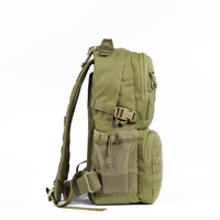 Sac à dos tactique pour ordinateur portable Molle en nylon imperméable avec fermeture éclair durable en polyester, capacité de 35 à 40 L pour le camping, la randonnée, les sports de jour