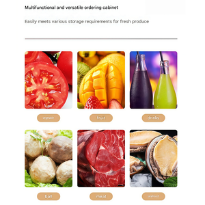 Vitrine réfrigérée pour aliments frais et réfrigérateur de présentation avec portes coulissantes pour <span class=keywords><strong>mini</strong></span>-marché et boutique agricole - Product Image 6