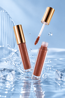 Rouge à lèvres liquide brillant, crème onctueuse, légère, haute pigmentation, longue tenue, étiquette privée, logo personnalisé, vente en gros
