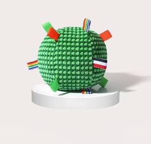 Juguete de Pelota Suave y Resistente para Entrenamiento de Mascotas con Sonido de Campana y Cuerda para Lanzar, para Perros y Gatos, Resistente a Mordidas, Juguete para Masticar y Limpiar los Dientes - Product Image 6