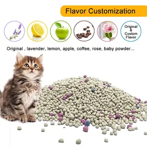 بيع بالجملة فضلات للقطط مكونات طبيعية أصلية عديمة الرائحة فضلات القطط من مادة البينتونيت سريعة التركيب بكميات كبيرة