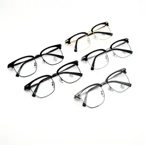 Customized Wholesale TR90 Large Square Men Designer Decoration Frames Optical Glasses Eyewear Eye Frame Optical Glasses