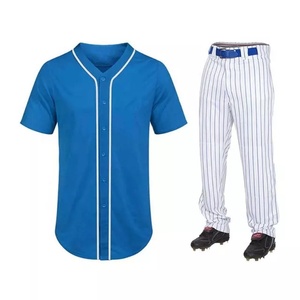 Conjunto de Uniforme de Béisbol Casual para Hombre, Bordado con Letras, Sin Botones - Product Image 4