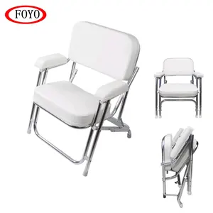 Foyo 브랜드 보트 액세서리 스테인레스 스틸 접이식 갑판 의자 낚시 보트 휴대용 좌석 요트 및 요트 보트