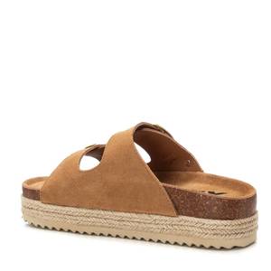 Xti Pantoufle pour femme 143635 Camel 37 4 Cm Sandales à plateforme avec talon - Product Image 3