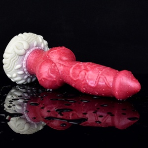 NNSX 9.7inch Dog Knot Penis Animal Cock Fantasy Beast <b>Dildo</b> Anal Plug with Suction Cup Lesbian <b>Dildo</b> Adult Sex Toys Wholesale - Product Image 3