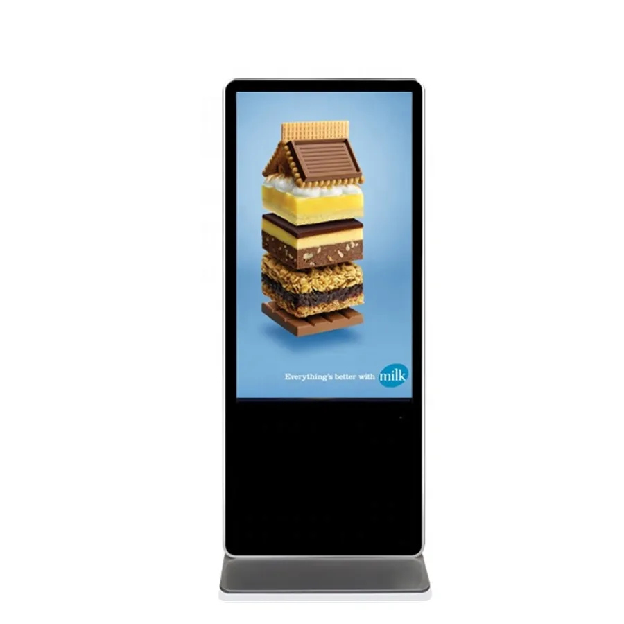 Cheap floor stand digital signage screen lcd advertising display for UAE market