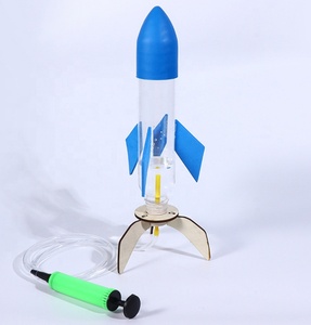 Kit complet de fusée à eau et à air en plastique, modèle éducatif pour la création de petites inventions, avec <span class=keywords><strong>manuel</strong></span>, pour compétition, pour enfants - Product Image 2