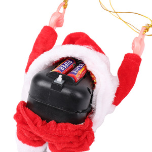 <span class=keywords><strong>Parachutisme</strong></span> électrique de Noël Vieil homme Parachute Décorations de Noël Décor de Noël saisonnier avec musique - Product Image 3