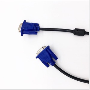สาย VGA 1.8 ม. ชายต่อชาย 15 พิน ปลอกหุ้ม PVC ทองแดงปลอดออกซิเจน ป้องกันด้วยเส้นใย สำหรับโปรเจคเตอร์ ความละเอียด 1080P - Product Image 4
