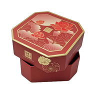 Couvercle et boîte de base de conception spéciale personnalisée de luxe en gros avec insert d'estampage de feuille d'or pour gâteau de lune Dessert Macaron