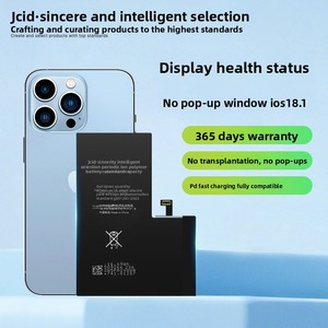 Batería de Diagnóstico JCID Nueva, 0 Ciclos, 100% Salud, para <span class=keywords><strong>iPhone</strong></span> 12 13 14 15 Pro <span class=keywords><strong>Max</strong></span>, Alta/Capacidad Estándar - Product Image 2
