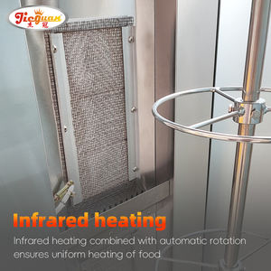 Rôtissoires électriques verticales en acier inoxydable pour poulet, machine à griller le poulet/rôtissoires - Product Image 3