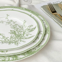 Assiettes et vaisselle en porcelaine vintage de 8/10/12 pouces muguet pour le mariage