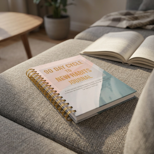 90 Day Cycle To New Habits Journal Spiral Bound <b>Paper</b> Cover Diary For Daily Focus And Habit Building - Product Image 1
