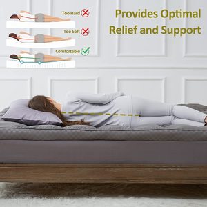 Surmatelas Queen Size, Matelas, Extra Thick Snow Down Alternative Overfilled Plush Pillow Top avec 8-21 ''Deep - Product Image 5