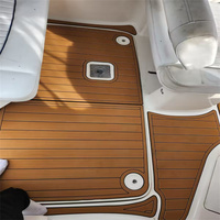 Plateforme de bain et coussin de cockpit pour bateau Bayliner 2655 de 2001, en mousse EVA imitation teck, style SeaDek MarineMat, auto-adhésif