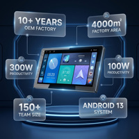 Solution d'écran de voiture OEM 9 pouces Carplay Android 13 Lecteur multimédia 3562 pour fabricants de radios Android de voiture/stéréo