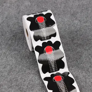 Fornecedor de unhas em forma de borboleta francês DIY papel acrílico gel para unhas para extensão de pontas